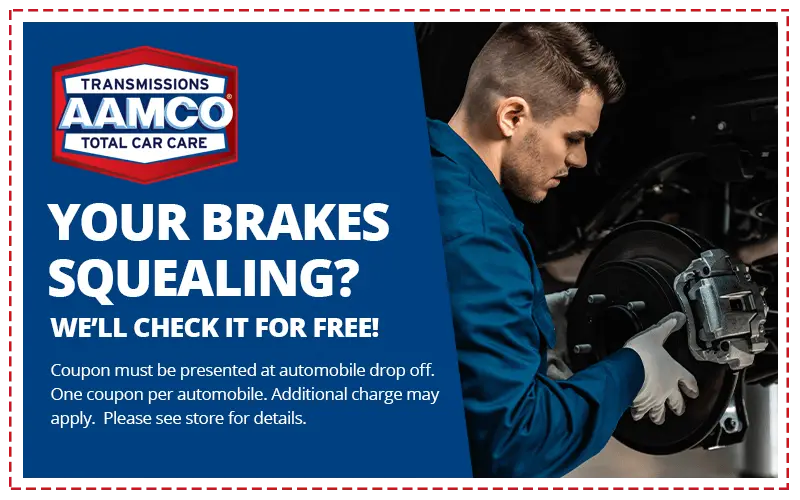 Brake service coupon at AAMCO Blanding Blvd Orange Park